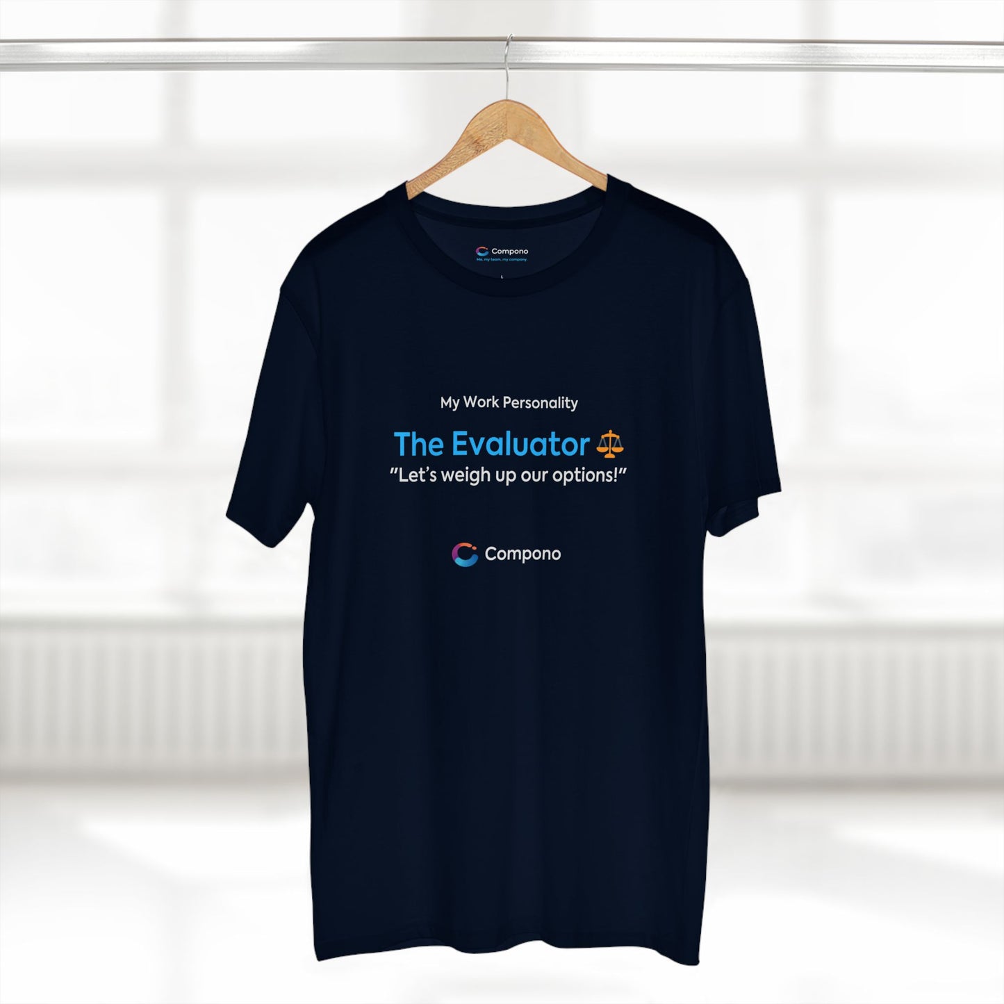 "The Evaluator" Work Personality T-Shirt
