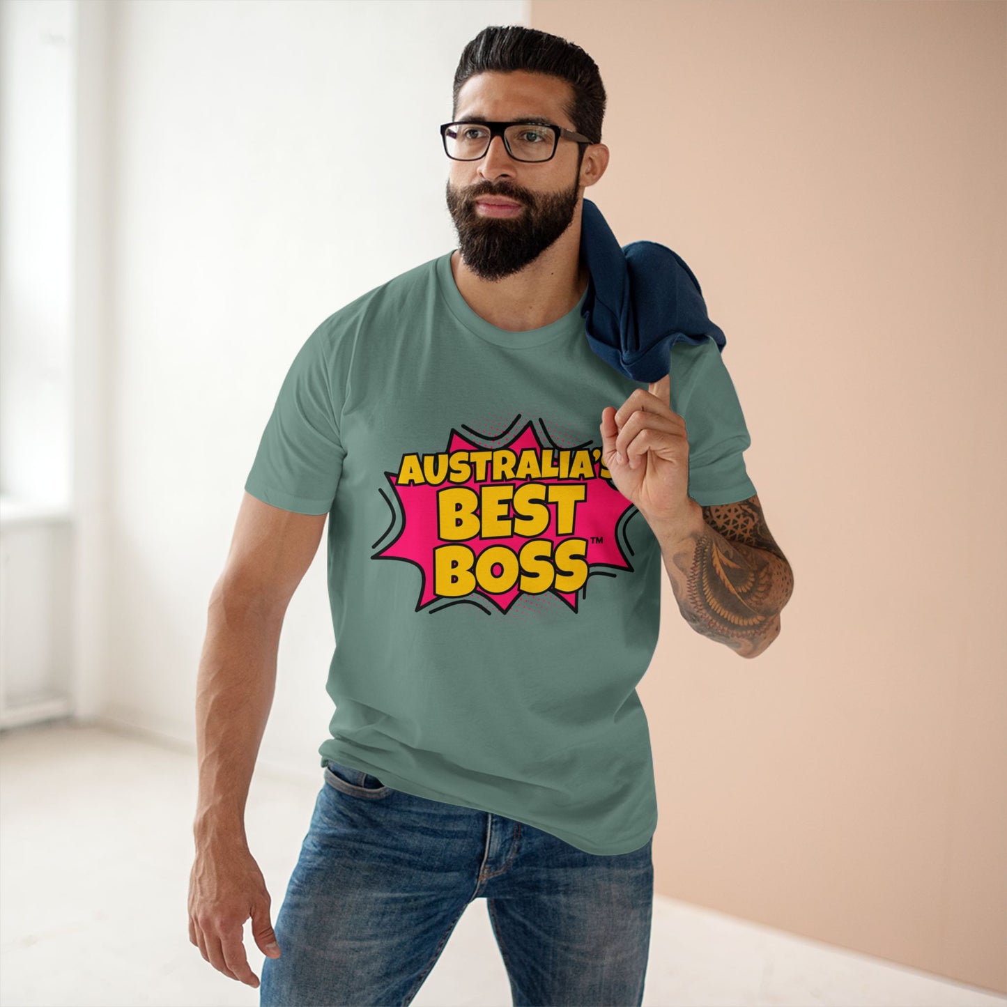 Australia's Best Boss Tee, Funny Gift for Boss Day, Casual Office Wear, Unisex T-Shirt, Birthday Gift for Employers, Fun Work Apparel