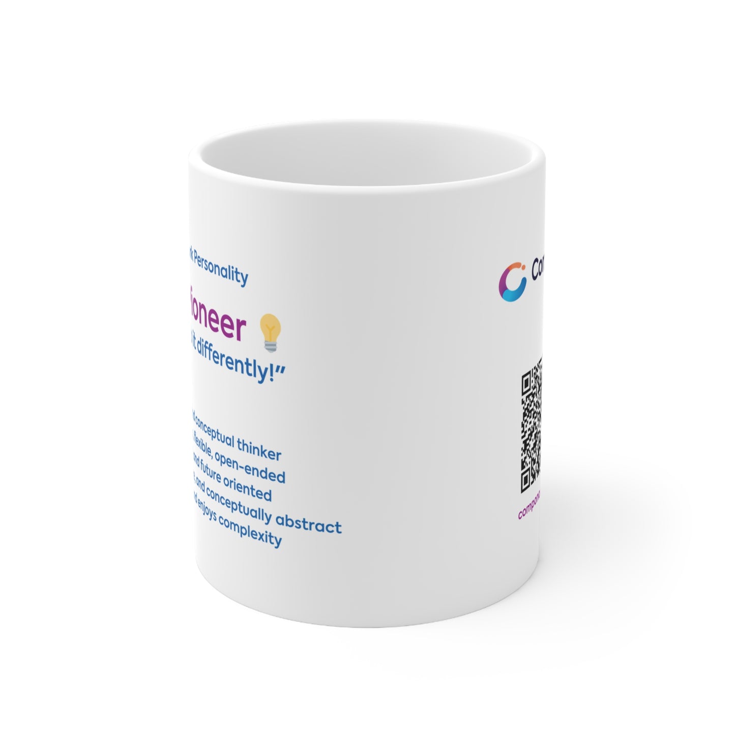 "The Pioneer" Ceramic Coffee Cup (330ml/11oz)