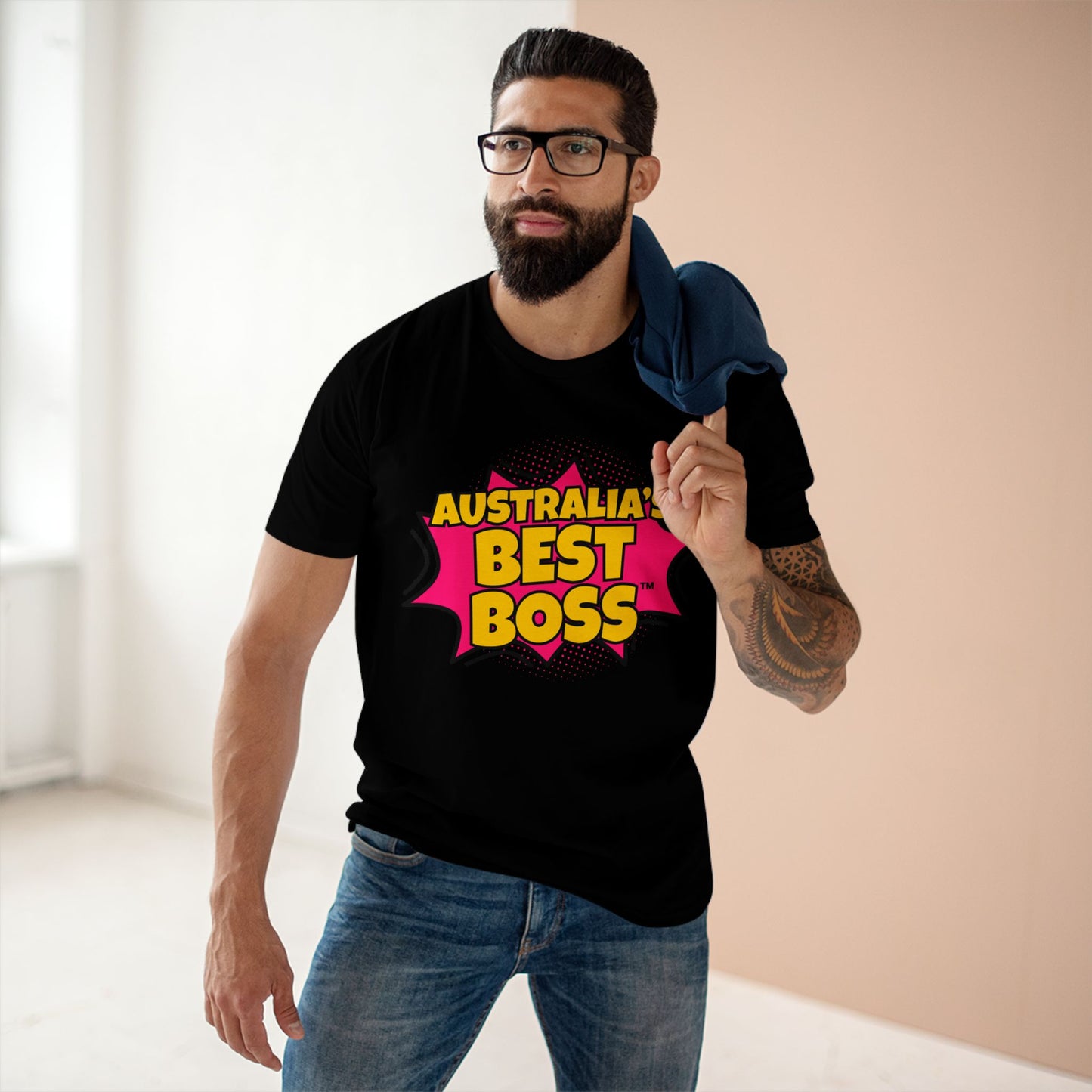 Australia's Best Boss Tee, Funny Gift for Boss Day, Casual Office Wear, Unisex T-Shirt, Birthday Gift for Employers, Fun Work Apparel