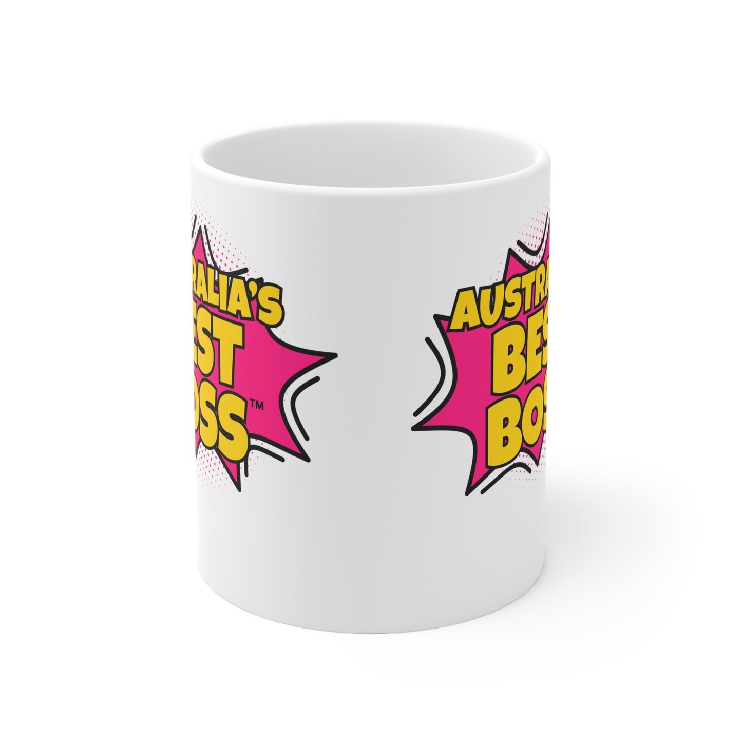Australia's Best Boss Mug (white): Funny Ceramic Coffee Cup, Office Humour Gift, Funny Mug for Boss, Unique Gift for Coworkers