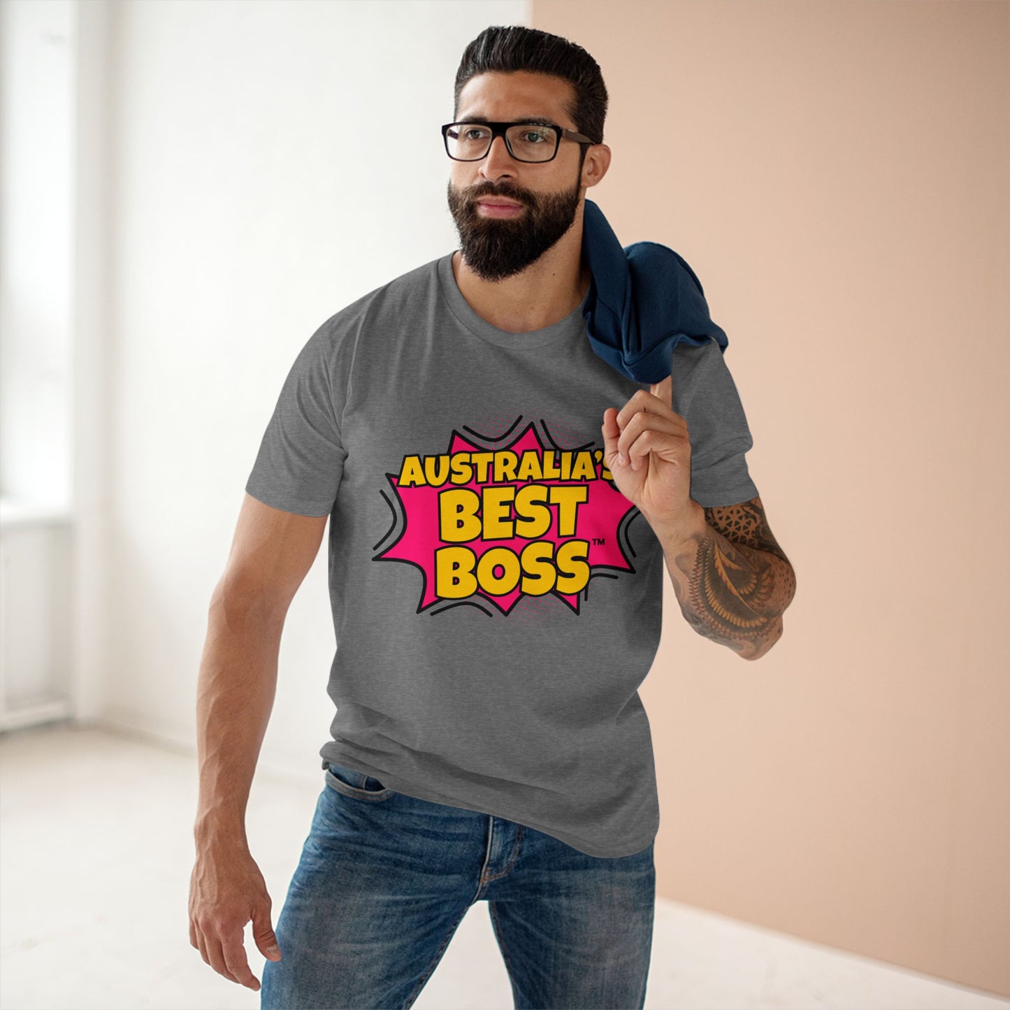 Australia's Best Boss Tee, Funny Gift for Boss Day, Casual Office Wear, Unisex T-Shirt, Birthday Gift for Employers, Fun Work Apparel
