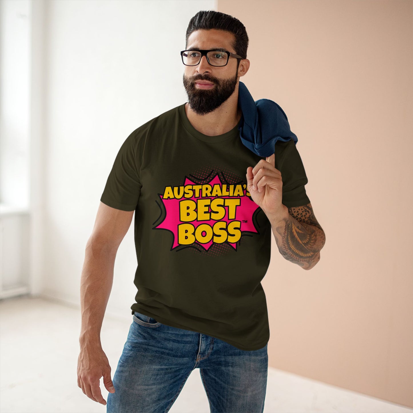 Australia's Best Boss Tee, Funny Gift for Boss Day, Casual Office Wear, Unisex T-Shirt, Birthday Gift for Employers, Fun Work Apparel