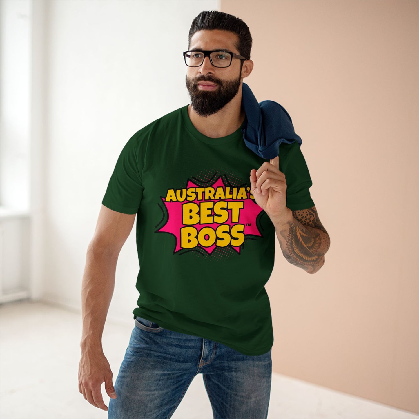 Australia's Best Boss Tee, Funny Gift for Boss Day, Casual Office Wear, Unisex T-Shirt, Birthday Gift for Employers, Fun Work Apparel