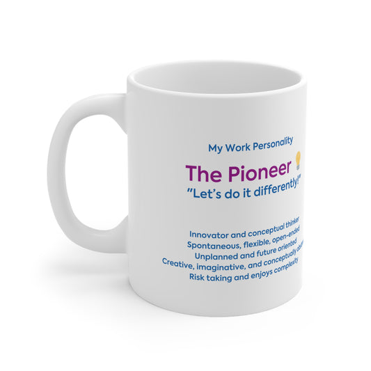 "The Pioneer" Ceramic Coffee Cup (330ml/11oz)