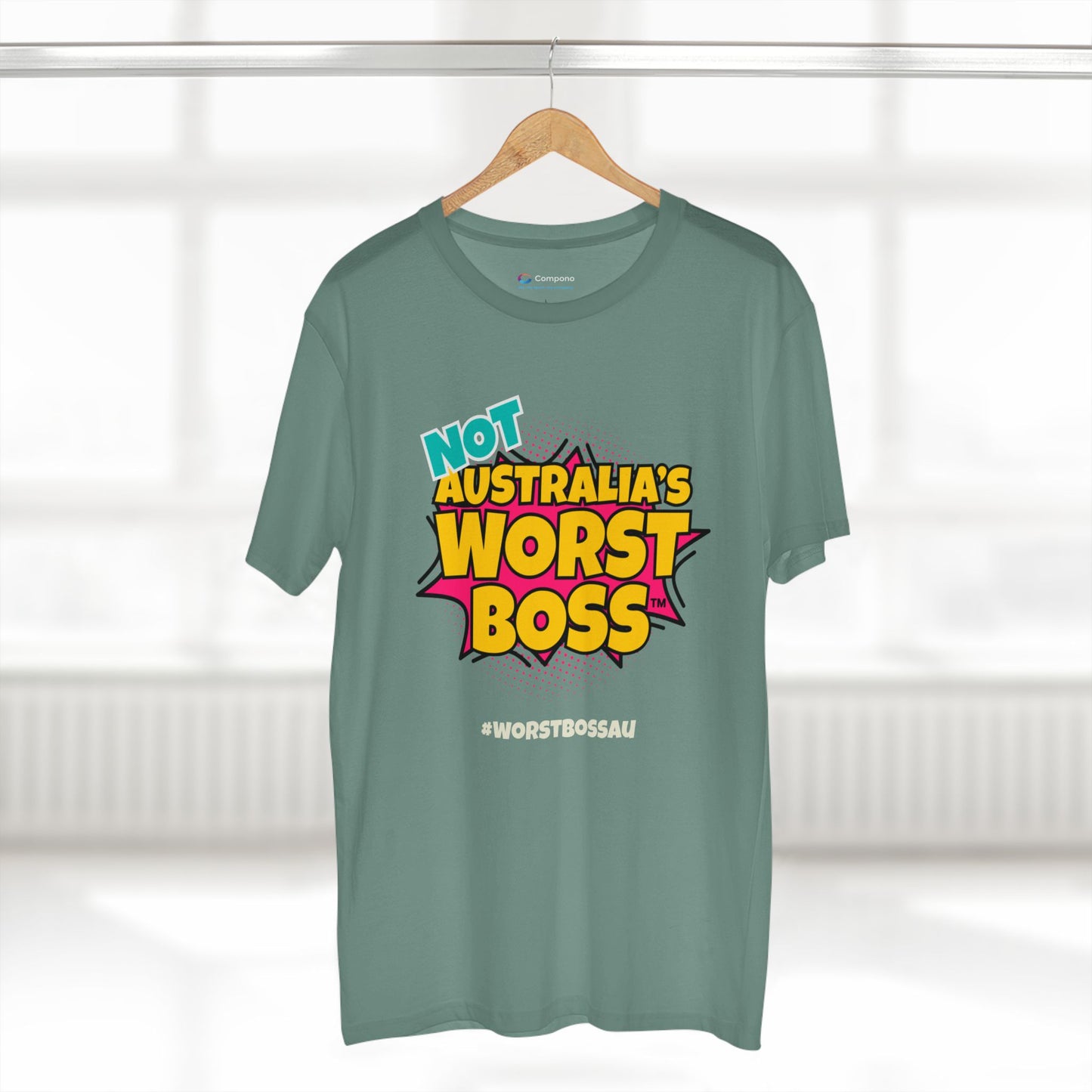 NOT Australia's Worst Boss T-Shirt (dark colours): Playful Boss Joke Tee, Funny T-Shirt for Office Humour, Not Australia's Worst Boss Gift, Casual Wear, Ideal for Birthdays, Work Celebrations