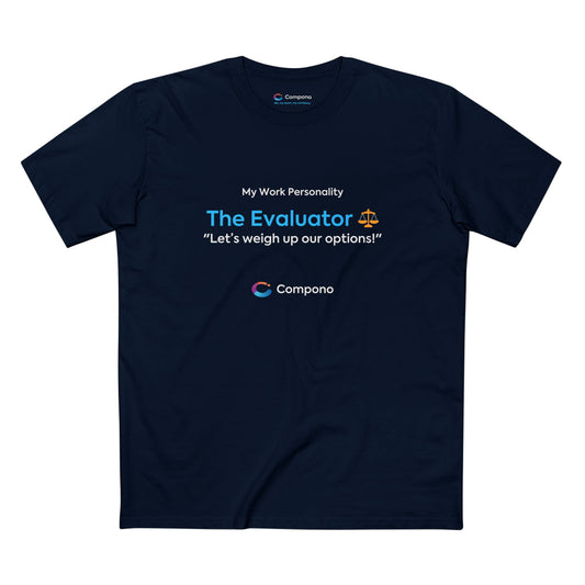 "The Evaluator" Work Personality T-Shirt